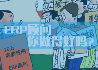 ERP顾问，你做得好吗？