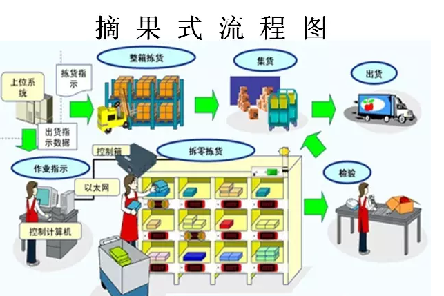 摘果式拣选